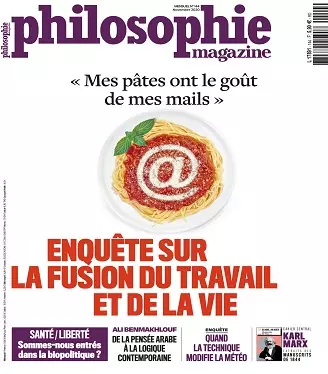 Philosophie Magazine N°144 – Novembre 2020 [Magazines]