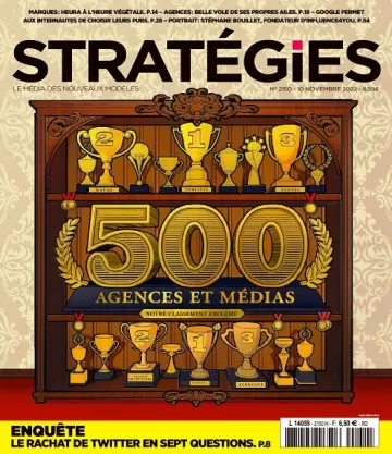 Stratégies N°2150 Du 10 au 16 Novembre 2022  [Magazines]