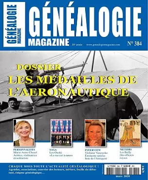 Généalogie Magazine N°384 – Mars 2020 [Magazines]