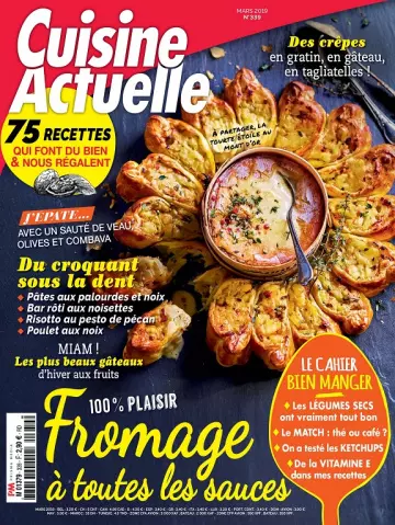 Cuisine Actuelle N°339 – Mars 2019 [Magazines]