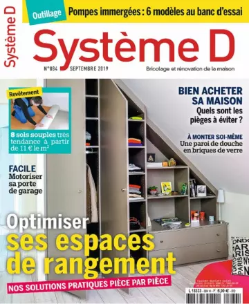 Système D N°884 – Septembre 2019  [Magazines]