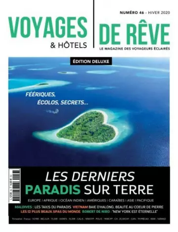 Voyages & Hôtels de rêve - Hiver 2020 [Magazines]