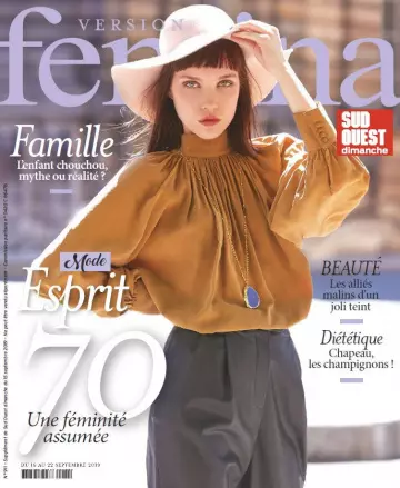 Version Femina N°911 - 16 au 22 Septembre 2019  [Magazines]