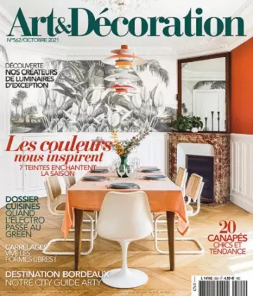 Art et Décoration N°562 – Octobre 2021 [Magazines]