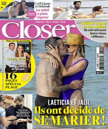 Closer N°842 Du 30 Juillet 2021  [Magazines]