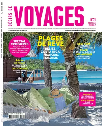 Désirs De Voyages N°71 – Mai 2019 [Magazines]