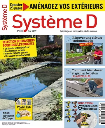 Système D N°880 – Mai 2019 [Magazines]