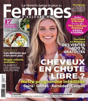 Femmes D’Aujourd’hui N°39 Du 29 Septembre 2022  [Magazines]