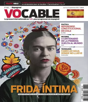 Vocable Espagnol N°862 Du 1er Septembre 2022 [Magazines]