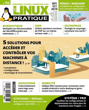 Linux Pratique N°115 – Septembre-Octobre 2019 [Magazines]