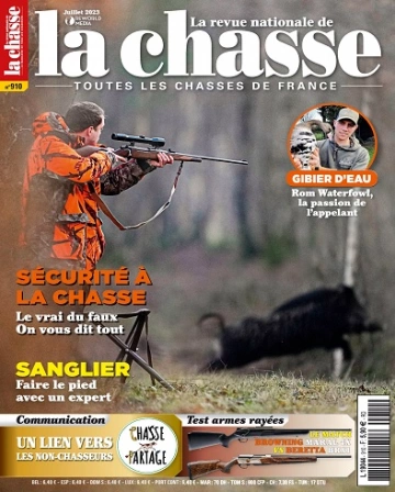 La Revue Nationale De La Chasse N°910 – Juillet 2023  [Magazines]