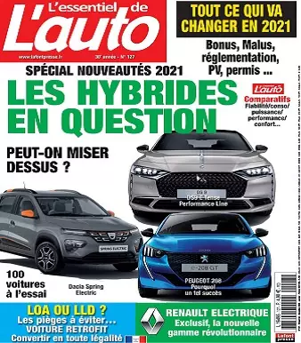 L’Essentiel De L’Auto N°127 – Décembre 2020-Février 2021  [Magazines]