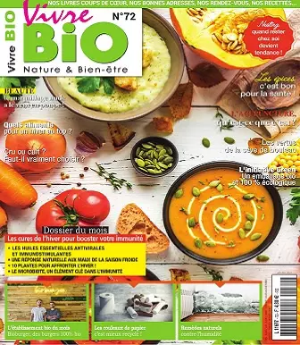 Vivre Bio N°72 – Janvier-Février 2021 [Magazines]