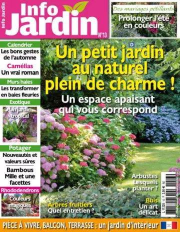 Info Jardin N°13 - Septembre-Novembre 2019 [Magazines]