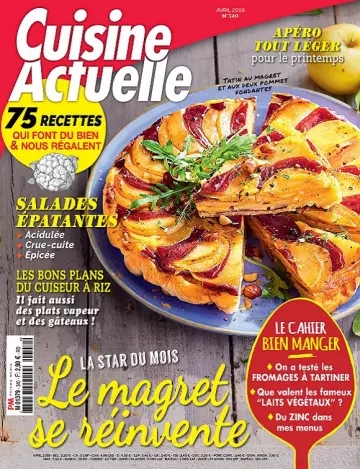Cuisine Actuelle N°340 – Avril 2019 [Magazines]