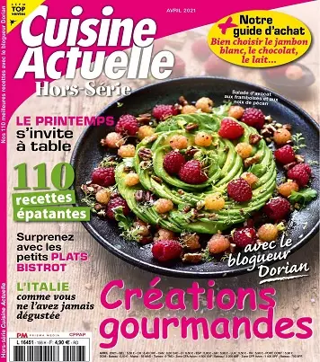 Cuisine Actuelle Hors Série N°156 – Avril 2021  [Magazines]