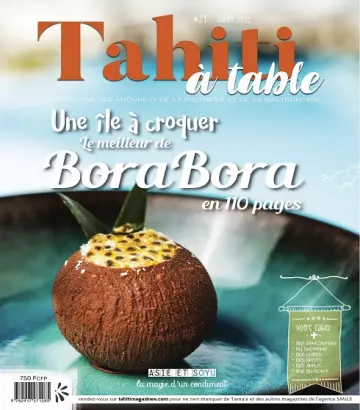 Tahiti à Table N°24 – Juillet 2022 [Magazines]