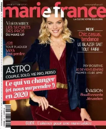 Marie France - Janvier-Février 2020 [Magazines]