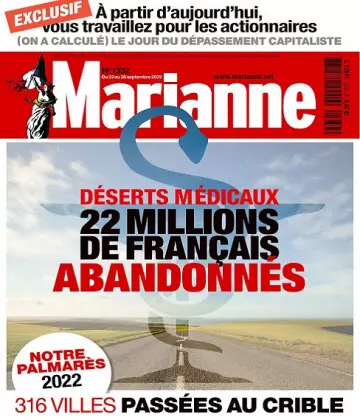 Marianne N°1332 Du 22 au 28 Septembre 2022  [Magazines]