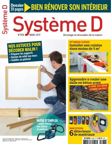 Système D N°878 – Mars 2019 [Magazines]
