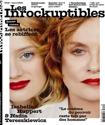 Les Inrockuptibles N°18 – Mars 2023  [Magazines]
