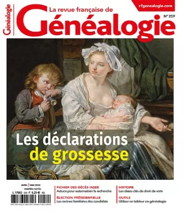 La Revue Française De Généalogie N°259 – Avril-Mai 2022 [Magazines]