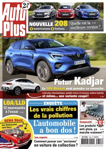 Auto Plus - 15 Novembre 2019  [Magazines]