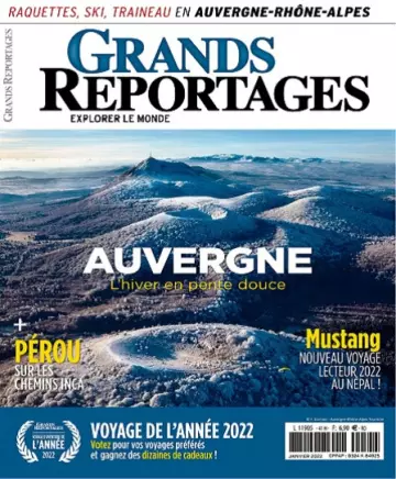 Grands Reportages N°496 – Janvier 2022 [Magazines]