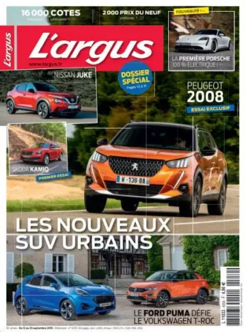 L’Argus - 12 Septembre 2019 [Magazines]