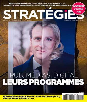 Stratégies N°2125 Du 14 au 20 Avril 2022  [Magazines]