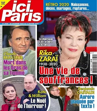 Ici Paris N°3939 Du 30 Décembre 2020  [Magazines]