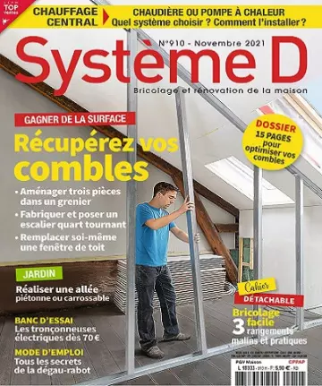 Système D N°910 – Novembre 2021  [Magazines]