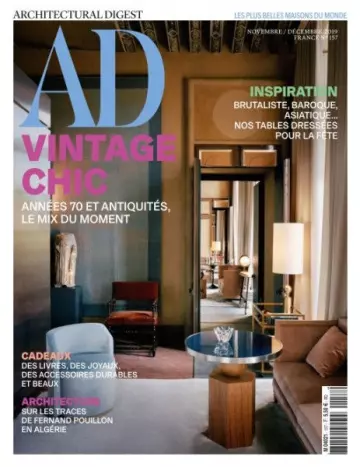 AD Architectural Digest France - Novembre-Décembre 2019 [Magazines]