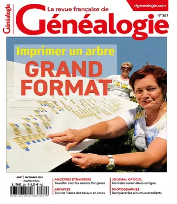 La Revue Française De Généalogie N°261 – Août-Septembre [Magazines]