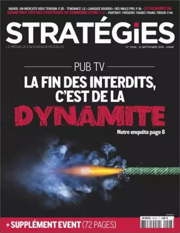 Stratégies - 12 Septembre 2019 [Magazines]