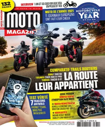 Moto Magazine N°384 – Mars 2022  [Magazines]