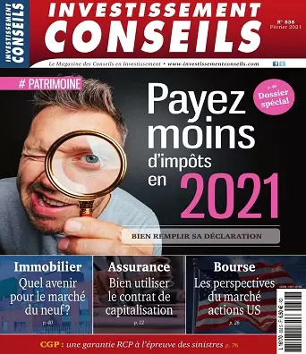 Investissement Conseils N°838 – Février 2021  [Magazines]