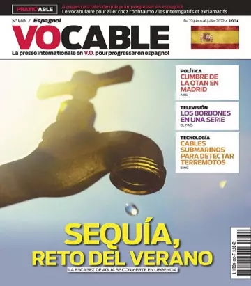 Vocable Espagnol N°860 Du 23 Juin 2022 [Magazines]