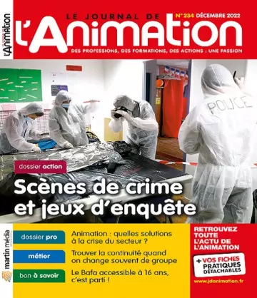 Le Journal De L’Animation N°234 – Décembre 2022  [Magazines]