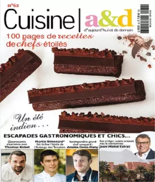 Cuisine A&D N°62 – Octobre-Novembre 2020  [Magazines]