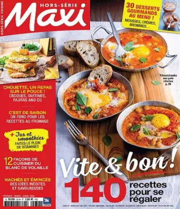 Maxi Hors Série Cuisine N°58 – Février-Avril 2023  [Magazines]