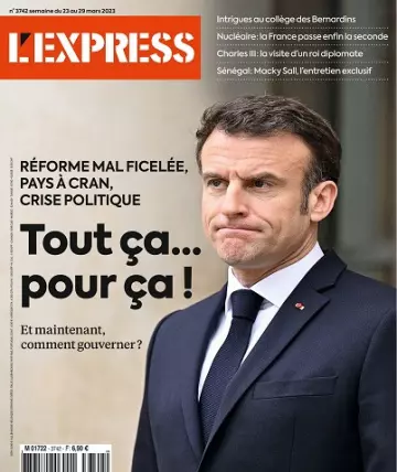 L’Express N°3742 Du 23 au 29 Mars 2023  [Magazines]