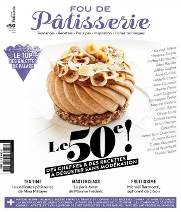 Fou De Pâtisserie N°50 – Janvier-Février 2022  [Magazines]