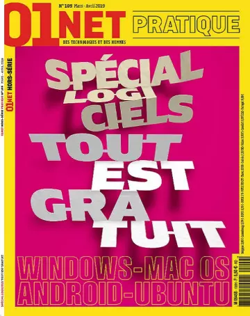 01Net Hors Série N°109 – Mars-Avril 2019  [Magazines]