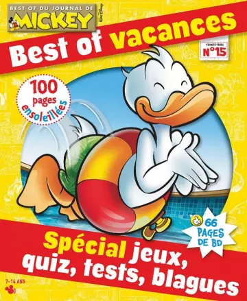 Le Journal De Mickey Best Of N°15 – Juillet 2019  [Magazines]