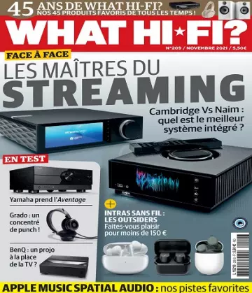 What Hi-Fi N°209 – Novembre 2021  [Magazines]