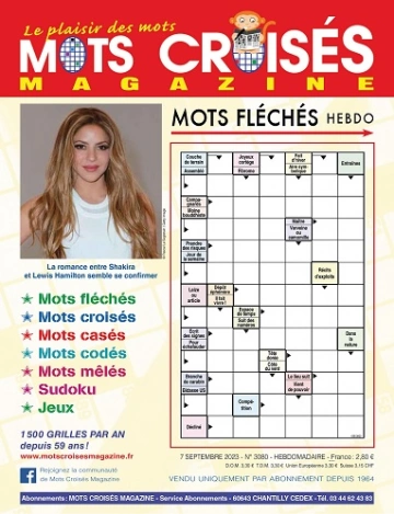 Mots Croisés Magazine N°3080 Du 7 Septembre 2023  [Magazines]
