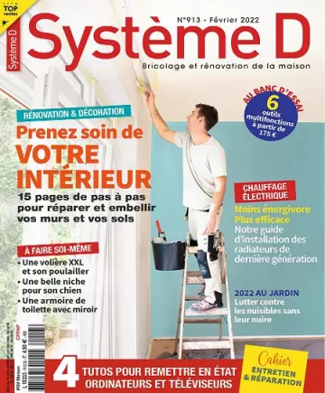 Système D N°913 – Février 2022  [Magazines]
