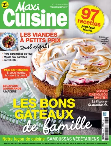 Maxi Cuisine N°131 – Mars 2019  [Magazines]