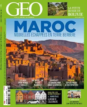 Geo N°493 – Mars 2020 [Magazines]
